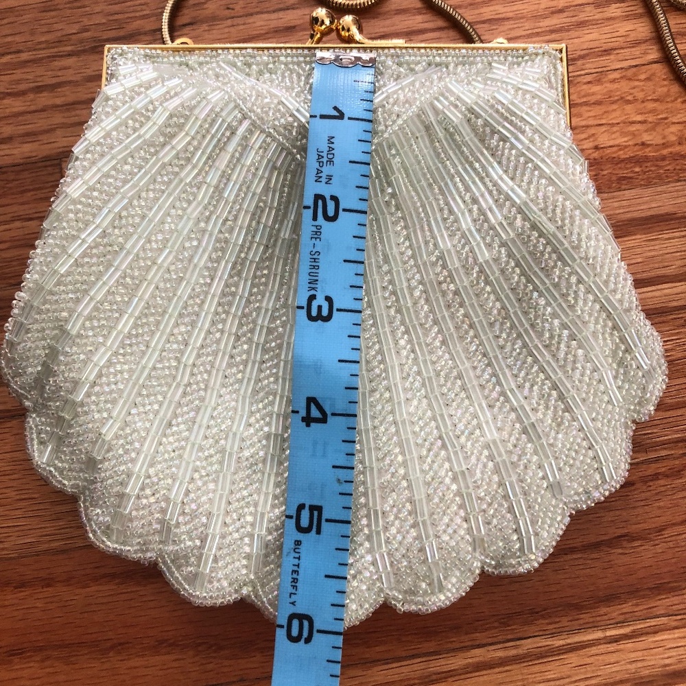 Valerie Stevens Lime Handmade Beaded Dress Purse - Picture 7 of 8